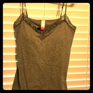 Lace cami with padded bra